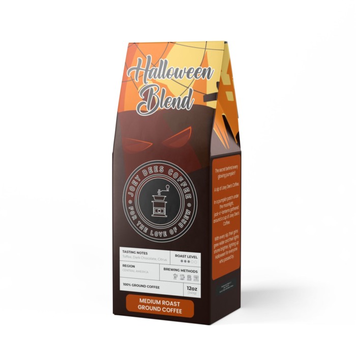 Halloween Medium Blend Columbian Coffee - Jack-o-Lantern Patch