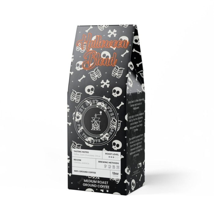 Halloween Medium Blend Columbian Coffee - Bones