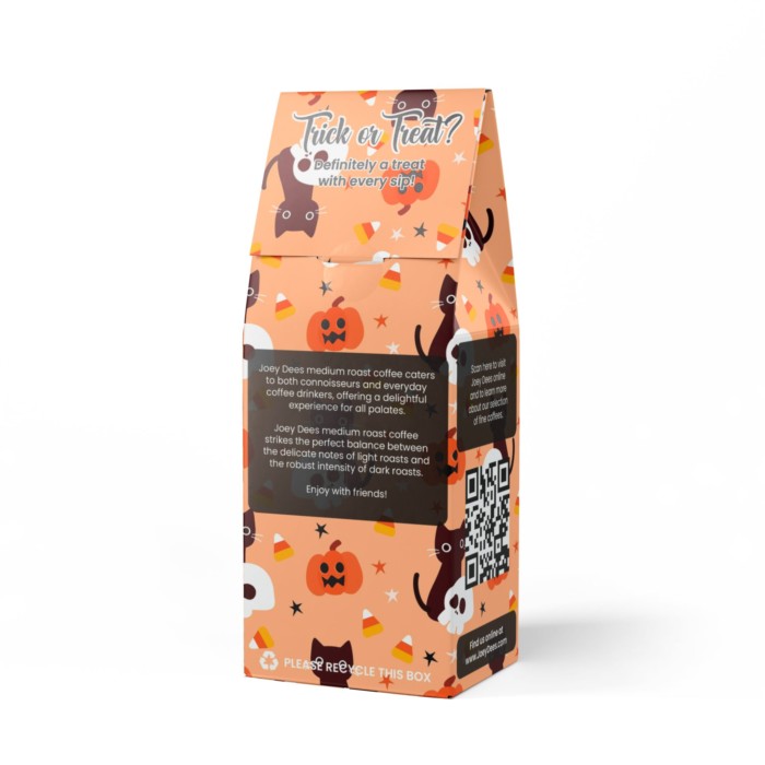 Halloween Medium Blend Columbian Coffee - Kittens, Skulls and Pumpkins - Image 2