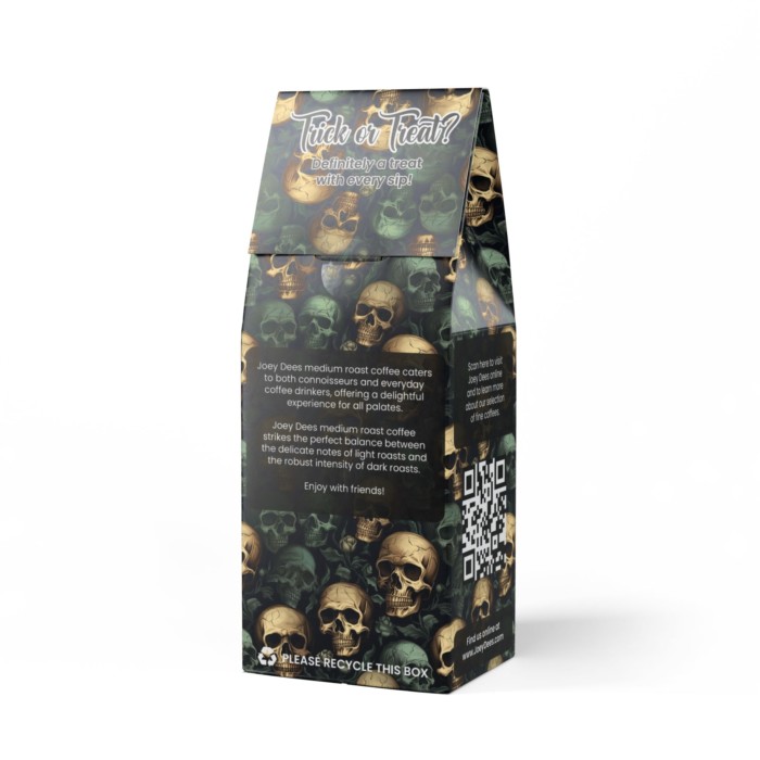 Halloween Medium Blend Columbian Coffee - Gothic Skulls - Image 2