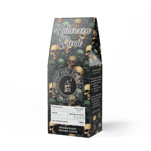 Halloween Medium Blend Columbian Coffee - Gothic Skulls