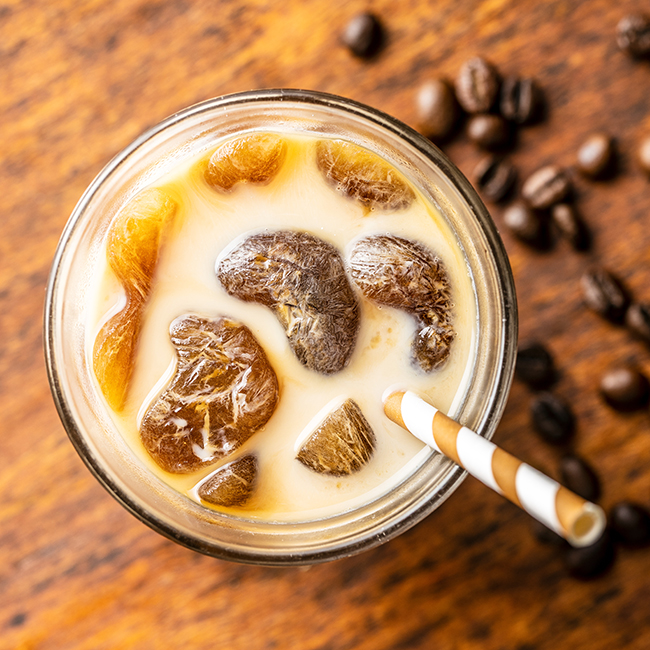 Customized Coffee Ice Cubes