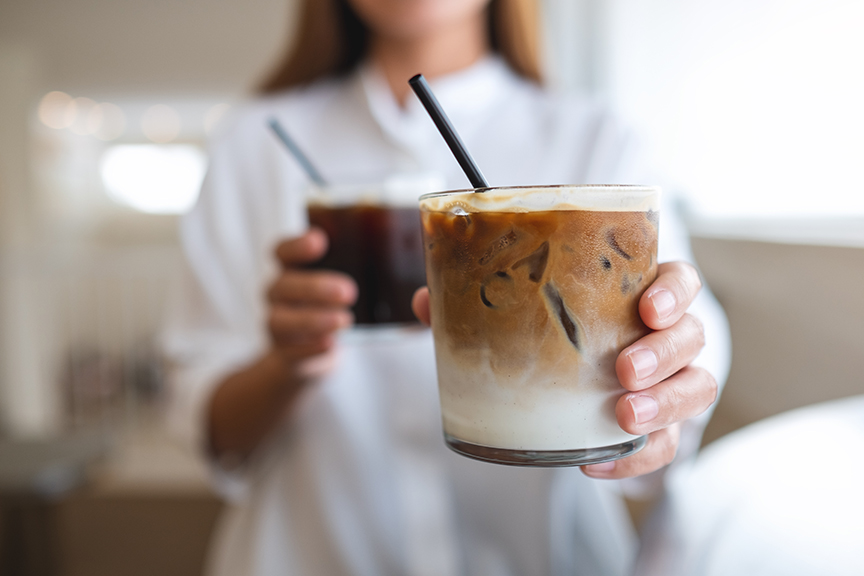 Customized Coffee Ice Cubes