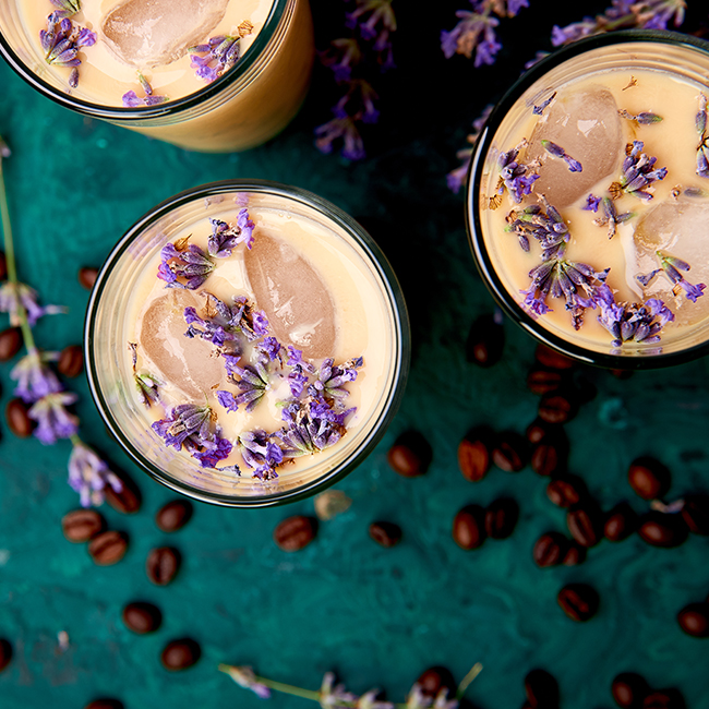 Honey Lavender Iced Coffee