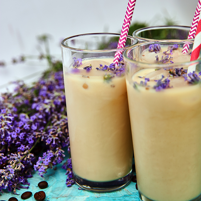 Honey Lavender Iced Coffee