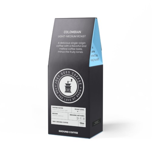 Joe Dees Columbian light-medium roast coffee