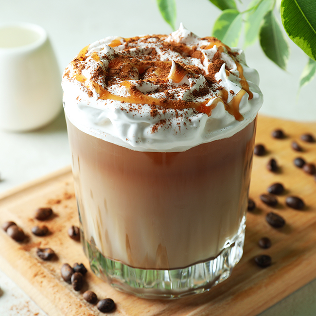 Salted Caramel Iced Coffee